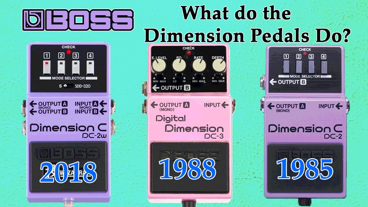 VINTAGE BOSS DIMENSION C DC-2 - YouTube
