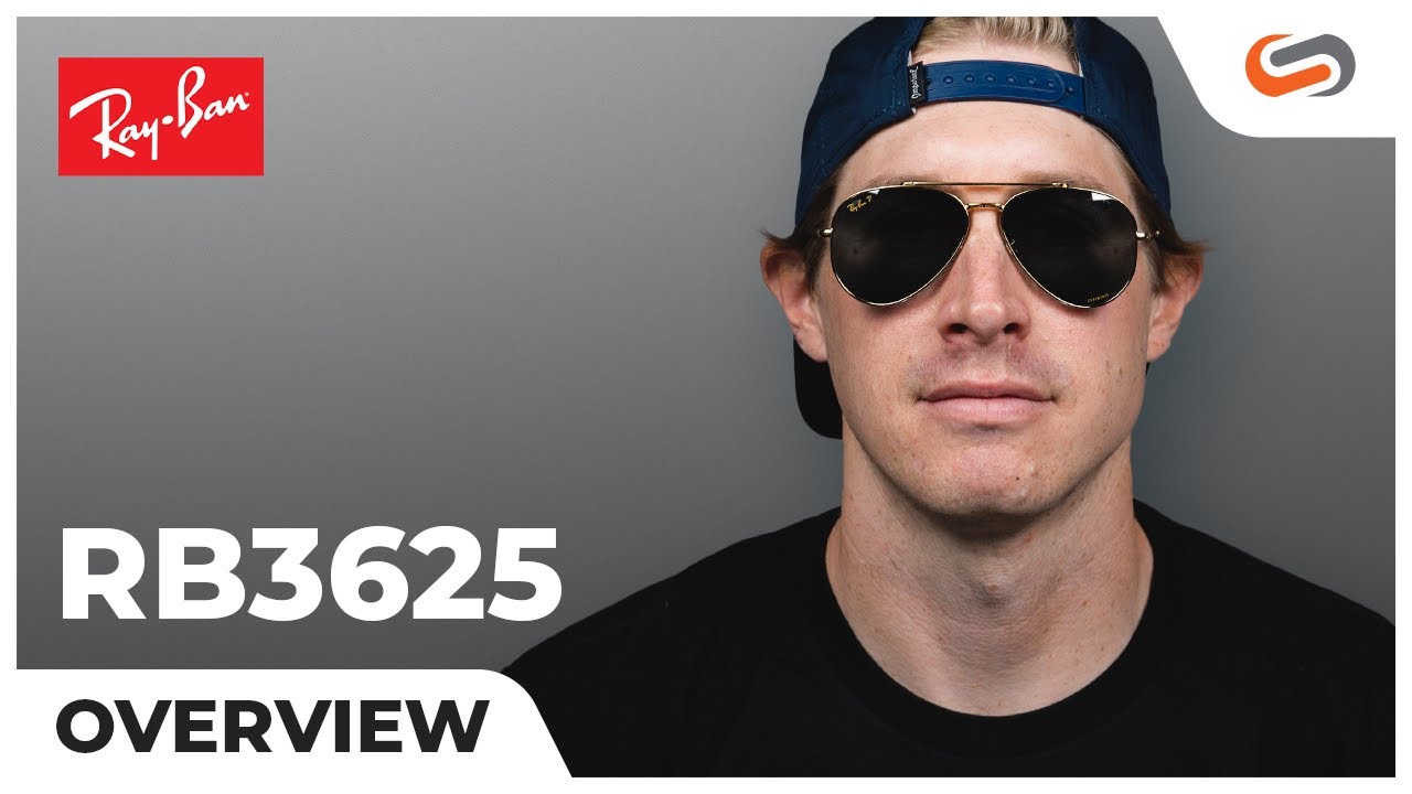 Ray-Ban RB3625 New Aviator Sunglasses Overview - YouTube