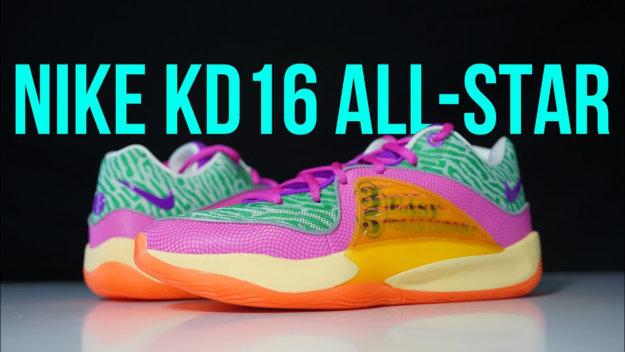 NIKE KD16 ALL-STAR | Unboxing, review & on feet - YouTube