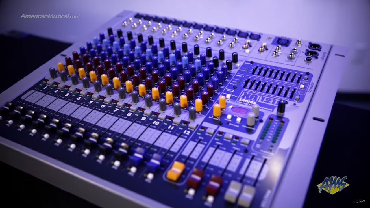 Peavey XR1212 Powered Mixer - Peavey XR1212 - YouTube