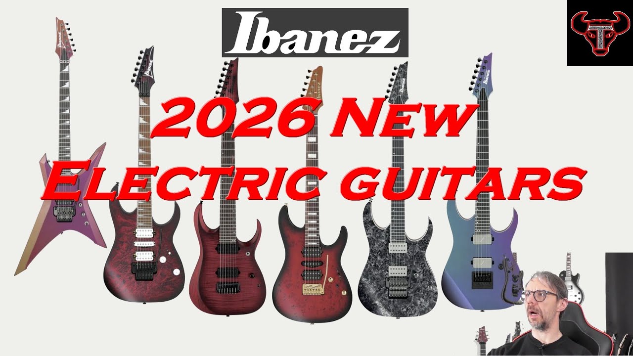 Ibanez's 2026 new electric guitars - YouTube