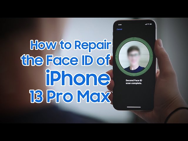 How to repair the Face ID of iPhone 13 Pro Max - YouTube