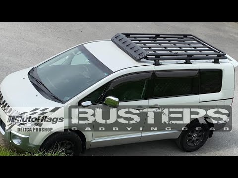 ルーフキャリア オートフラッグス バスターズ2080取付け【デリカD5