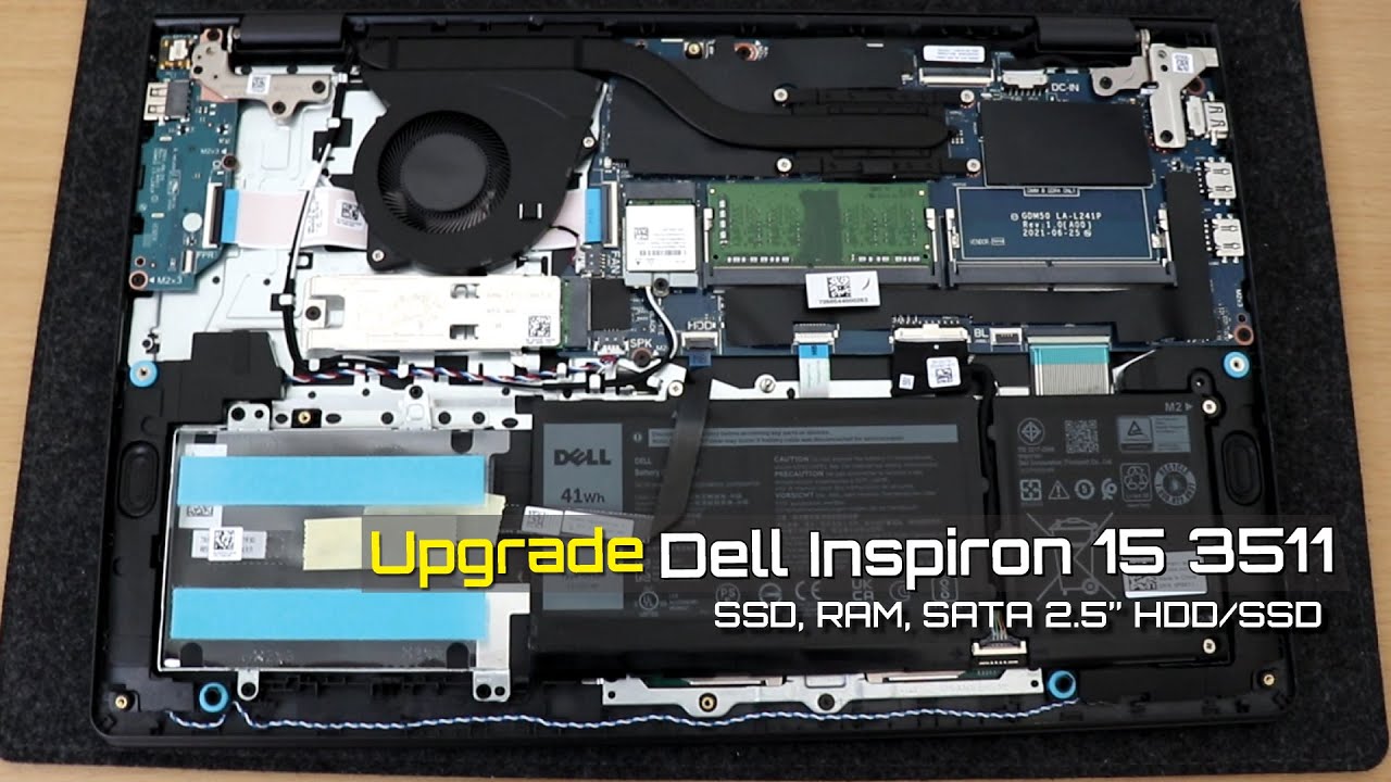 Dell Inspiron 15 3511 SSD/RAM Upgrade: Full Disassembly Guide