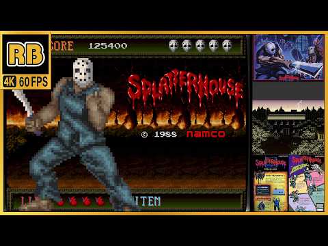1988 [RB 4K 60fps] スプラッターハウス ノーダメージ / Splatter
