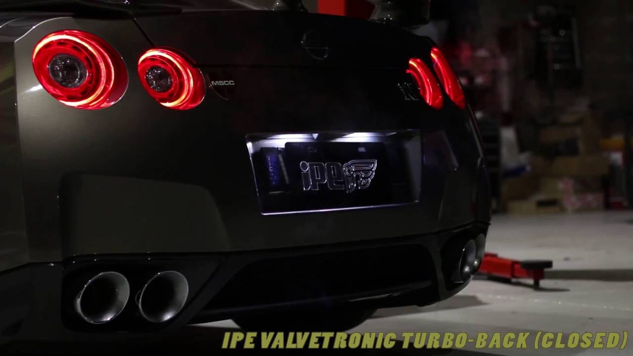 イノテック ] NISSAN GT-R R35 x iPE 可変バルブ マフラー フル