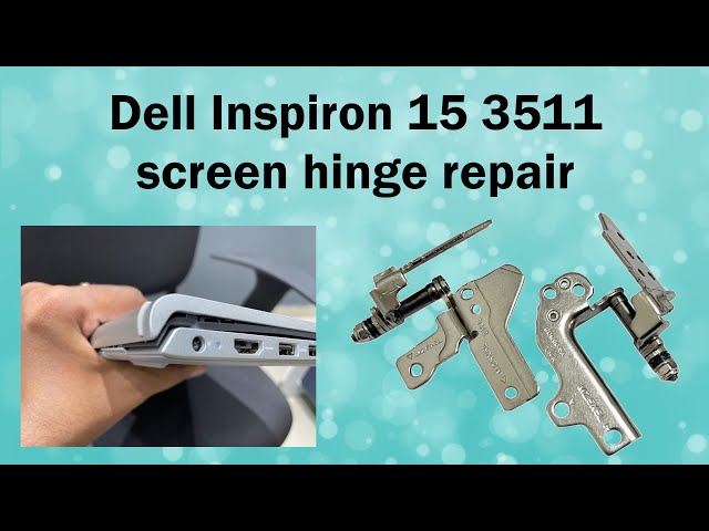 Dell Inspiron 15 3511 screen hinge repair using R-Kem 2 bonded