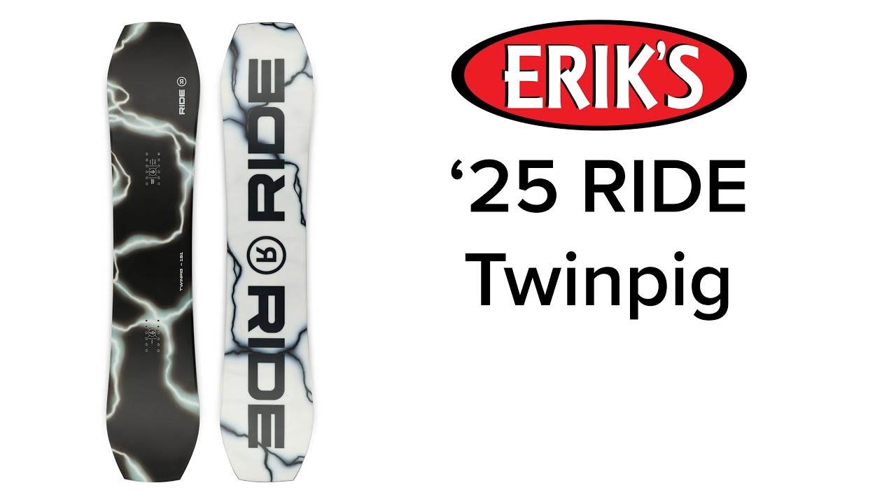 2025 RIDE TWINPIG Snowboard - YouTube
