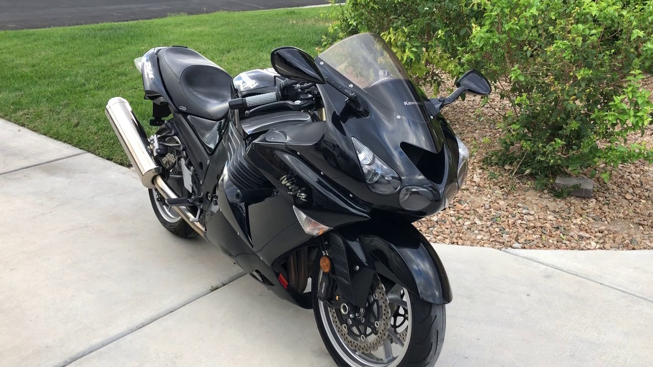 2007 Kawasaki Ninja ZX14 black ready to go - YouTube