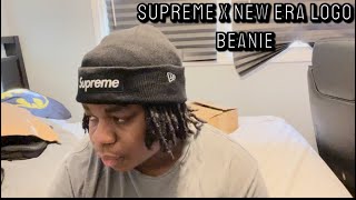Supreme x New Era Box Logo Beanie 'Black' ( Full Review ) - YouTube