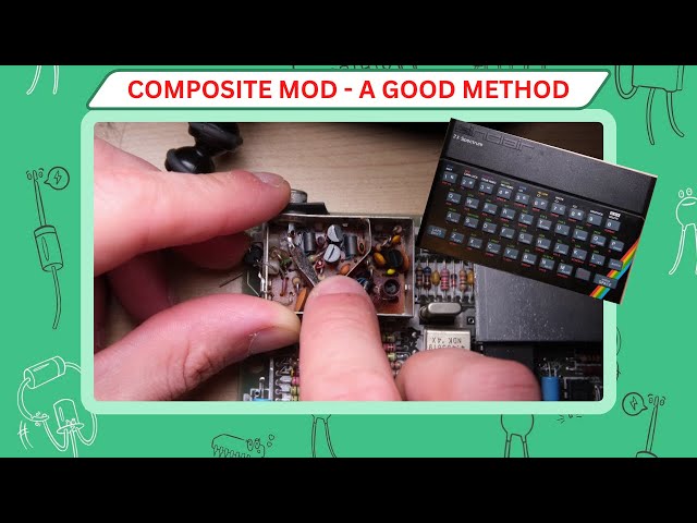 How to Composite Video Mod your ZX Spectrum 16K/48K - YouTube
