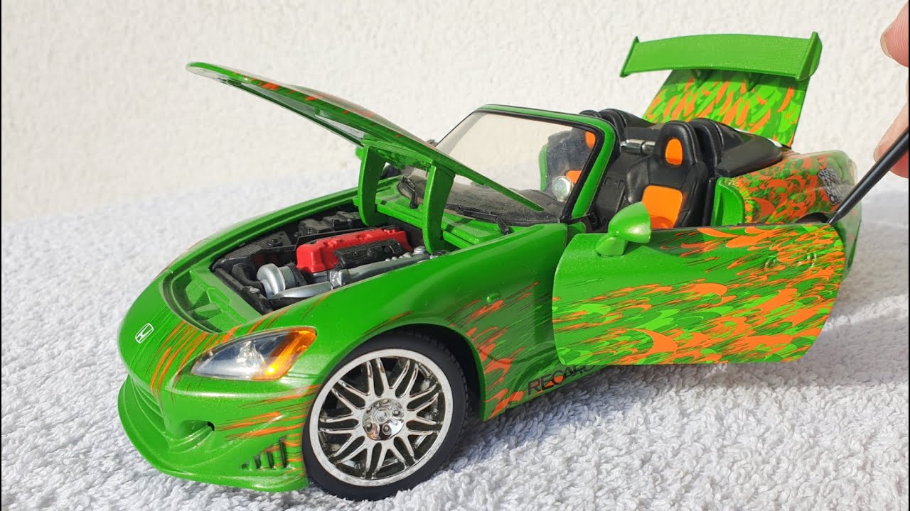 Honda S2000 Turbo Racing Champion ERTL Green 1/18 - YouTube