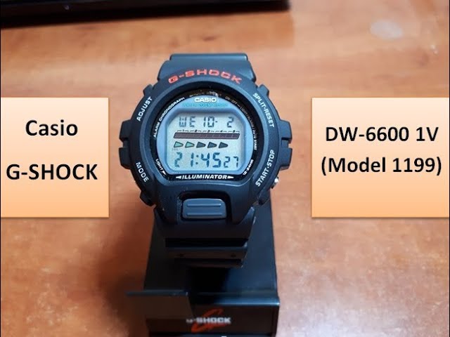 A short film on G-SHOCK DW-6600 1V (Model 1199) - YouTube