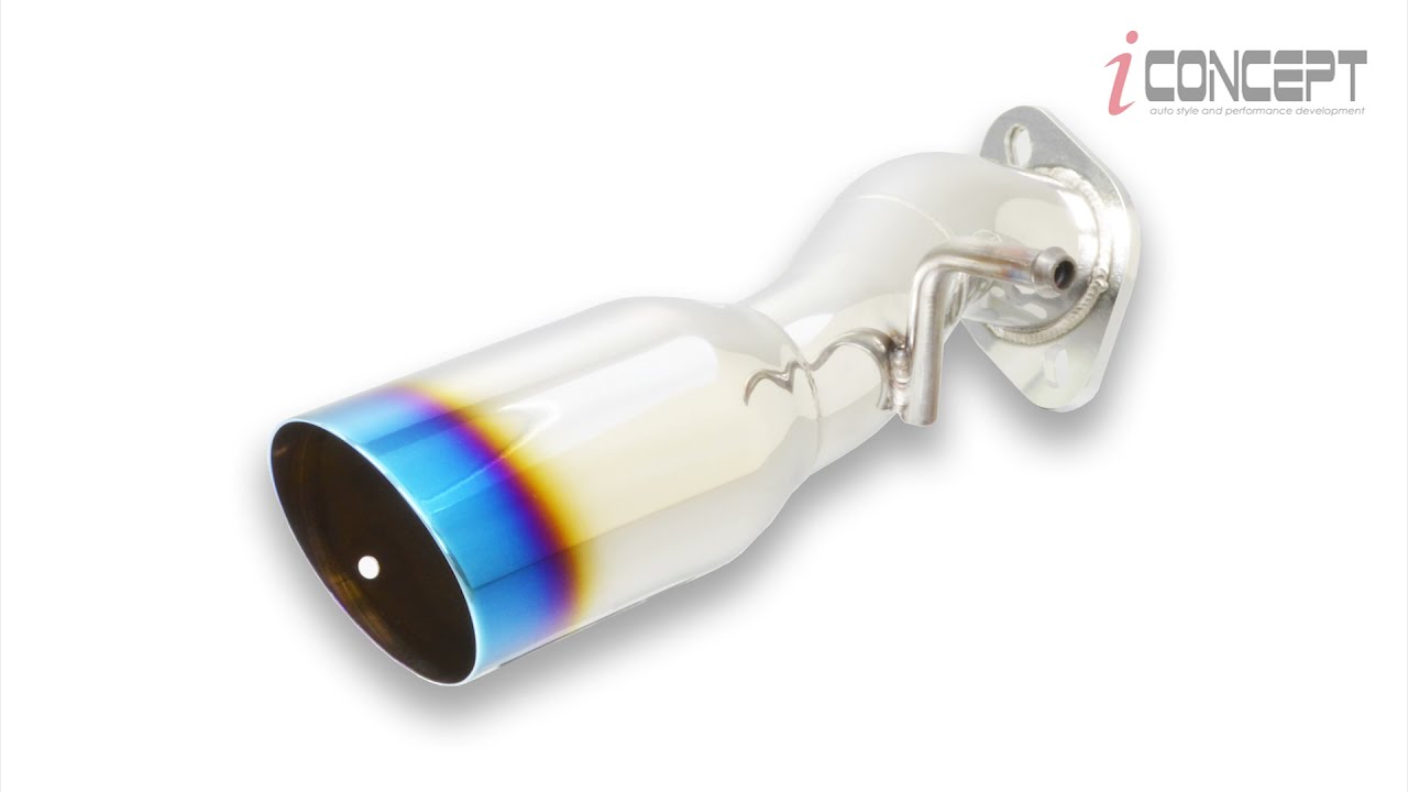 超軽量！iConcept リヤストレートマフラー（リアピース）for 86 ZN6