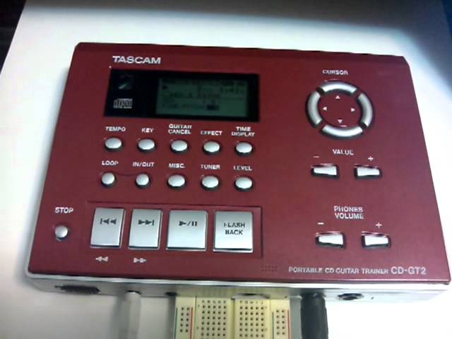 Review: TASCAM CD-GT2 Portable Guitar Trainer - YouTube