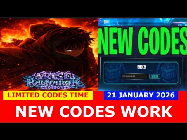 NEW CODES* [ ⚔️ VULCAN ] Arise Ragnarok ROBLOX | LIMITED CODES