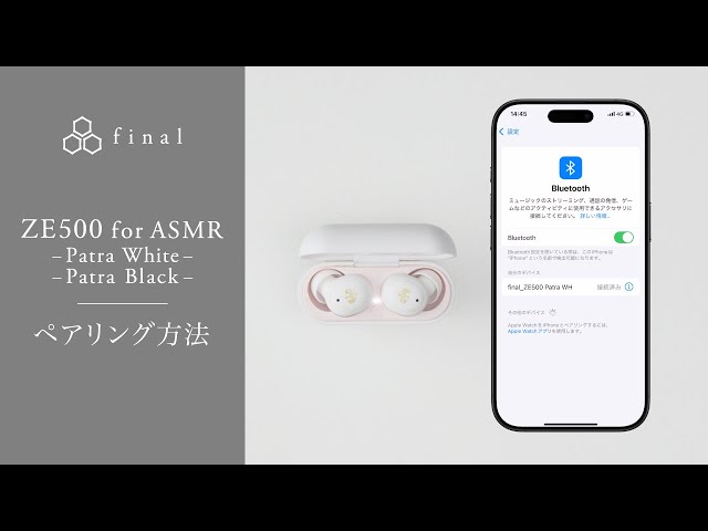 final | ZE500 for ASMR -Patra Black/Patra White- ユーザーガイド