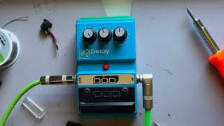Fixing a junk store DOD FX90 analog delay pedal from the 80s - YouTube