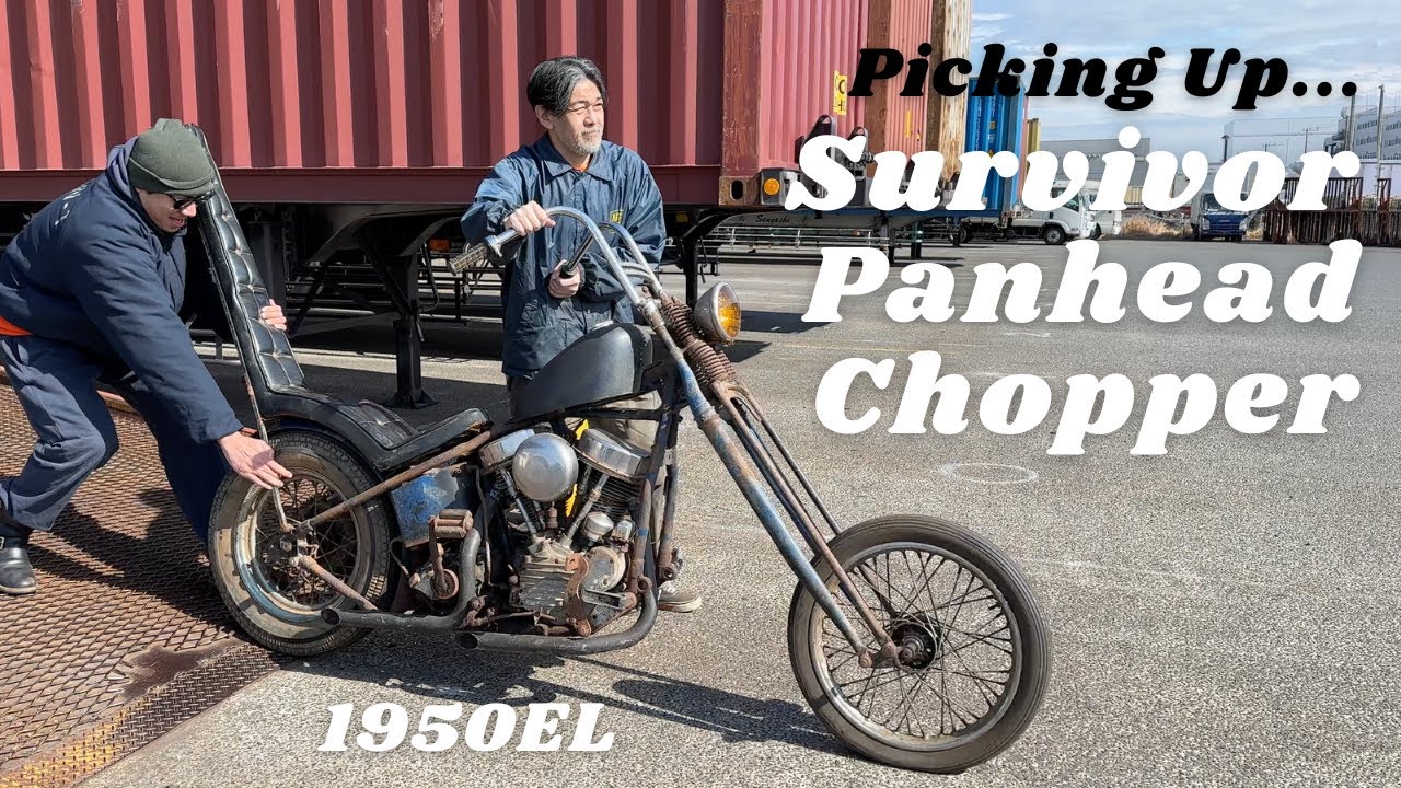 Picked up Seiya's Survivor Panhead Chopper! - YouTube