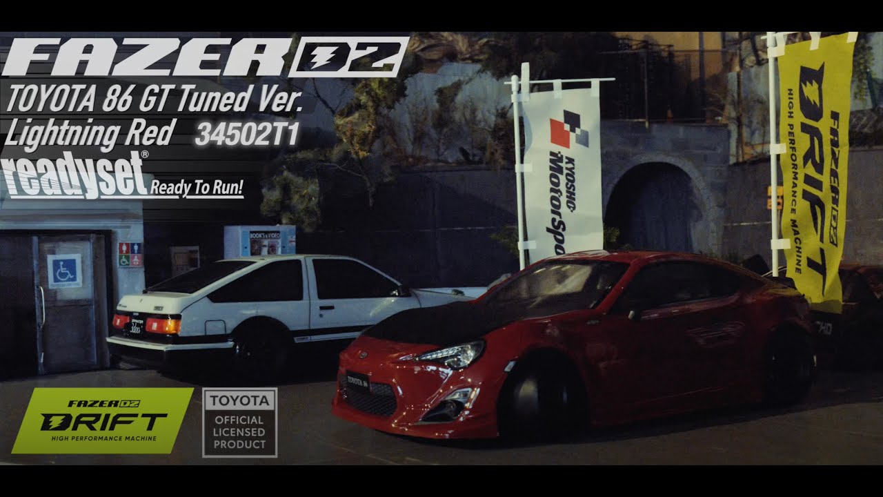 KYOSHO FAZER D2 FZD2 Series readyset TOYOTA 86 GT Tuned Ver