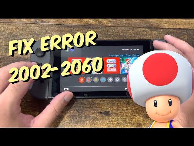 How To Fix Nintendo Switch Error 2002-2060 - YouTube