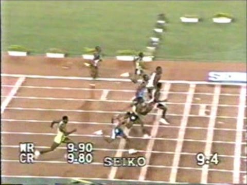 男子4×100m '91世界陸上 東京大会 - YouTube