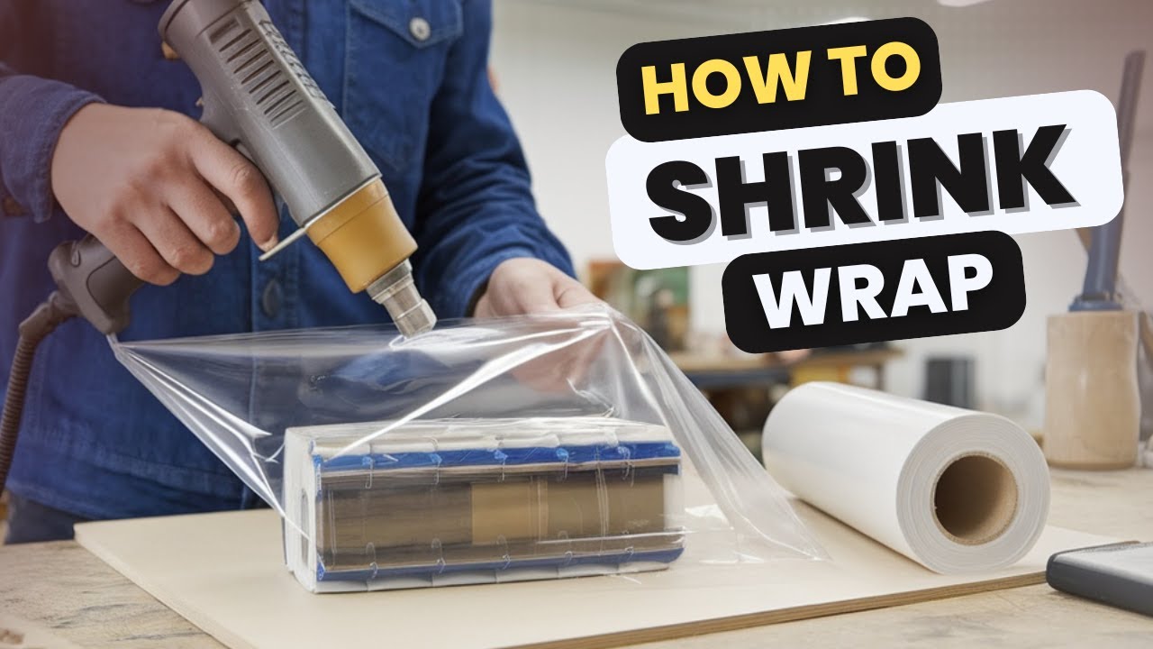 How to Shrink Wrap Products | Step by Step Guide - YouTube