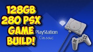 PlayStation Classic PSX ONLY Build - 280 Games 128gb - Imports