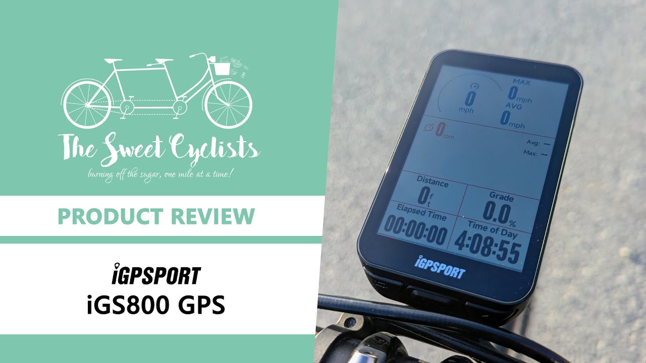 iGPSPORT iGS800 Color Touch Screen Cycling GPS Review - feat. Live