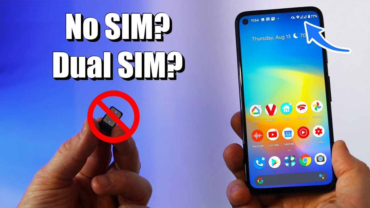 How to Activate Your Pixel 4a Without a SIM Card - YouTube