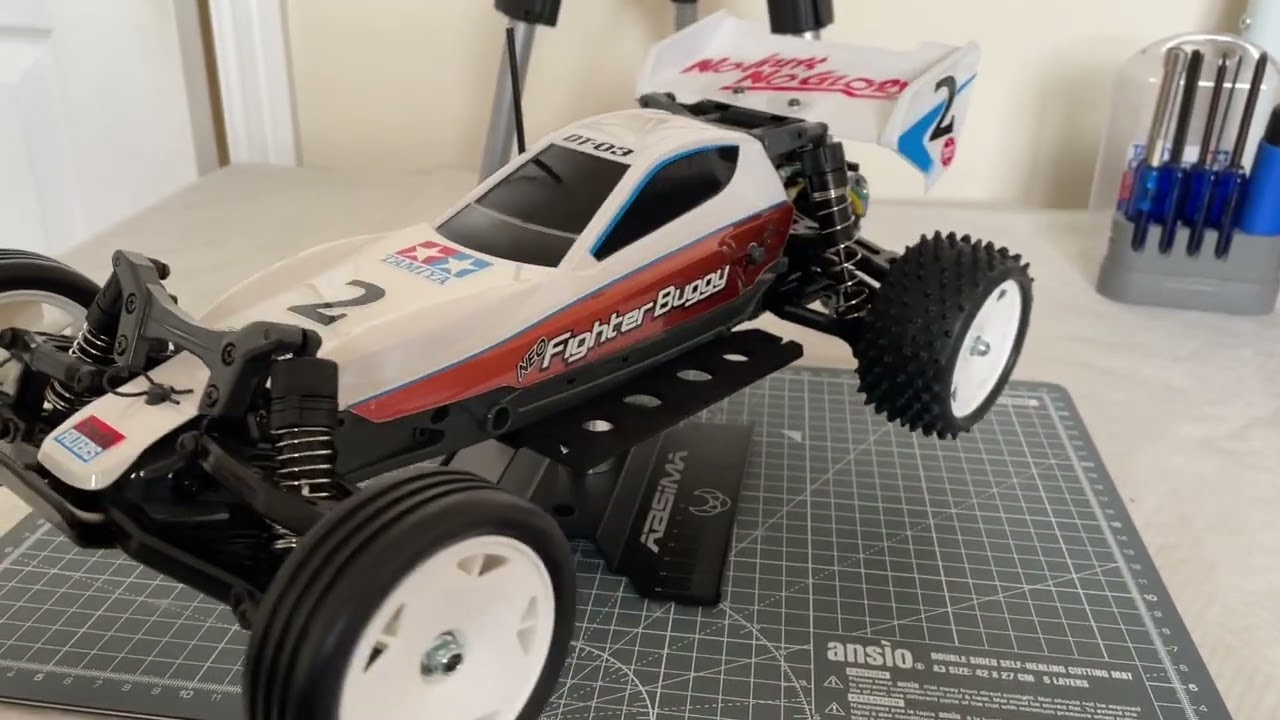 The Tamiya DT-03 Neo Fighter Bodywork and final reveal - YouTube