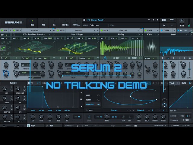Serum 2 by Xfer Records - No talking demo - YouTube