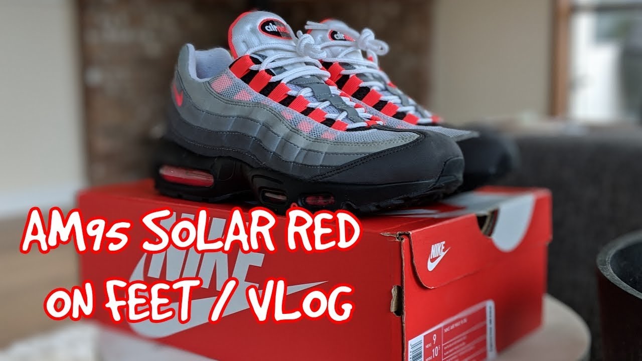 A Day with Nike Air Max 95 Solar Red (2018) - On Feet / Review