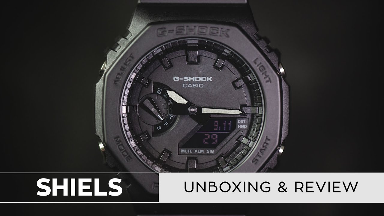 Casio G-Shock Carbon Core Guard GA-2100-1A1DR UNBOXING & REVIEW
