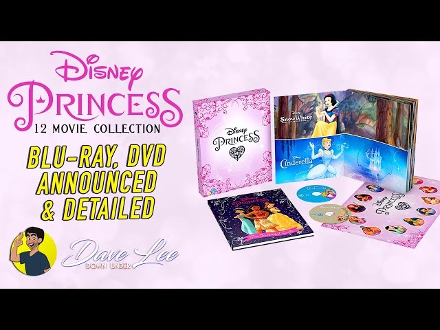 DISNEY PRINCESS 12 Movie Complete Collection - Blu-ray, DVD