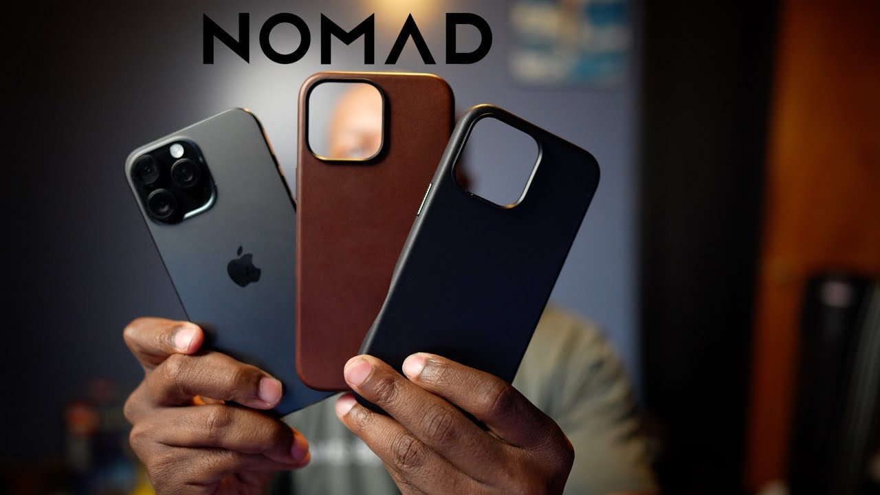 ALL NEW Nomad Traditional Leather Case for iPhone 16 Pro Max - YouTube