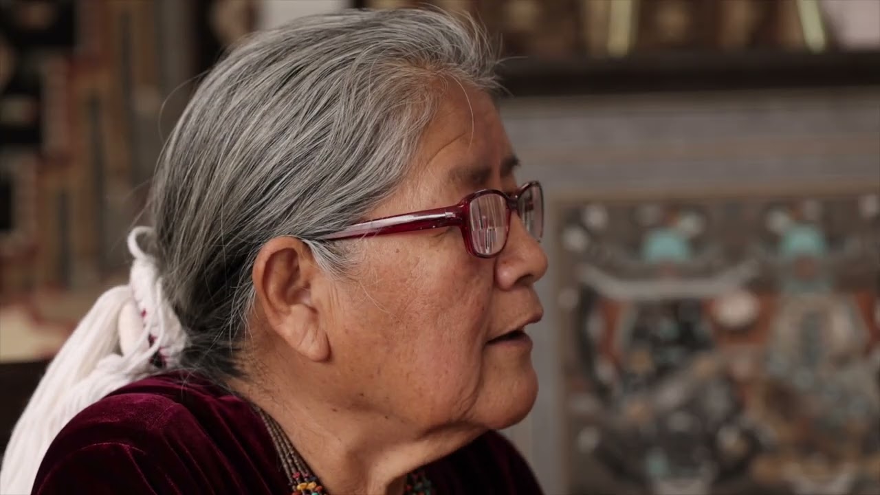 Navajo Sandpainter Rosie Yellow | A Tanner Trading - Shutterfreek