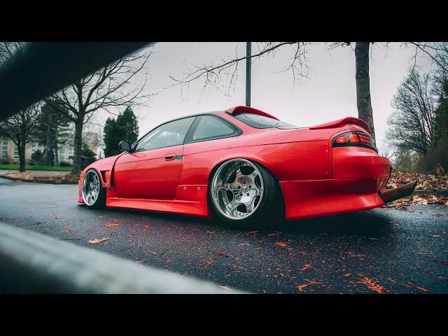 Enjoy a Gorgeous Red Nissan Silvia S14 in 4k - YouTube