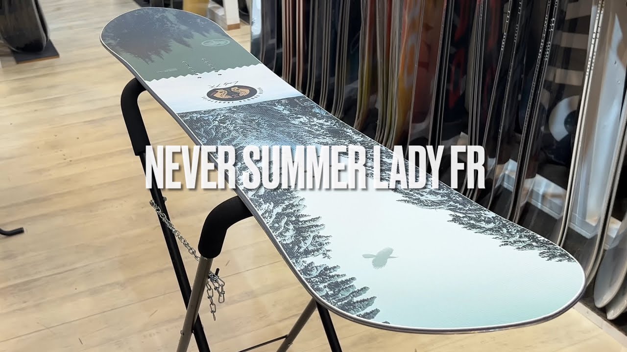 レディース用のトリプルキャンバーボード NEVER SUMMER LADY FR ネバー
