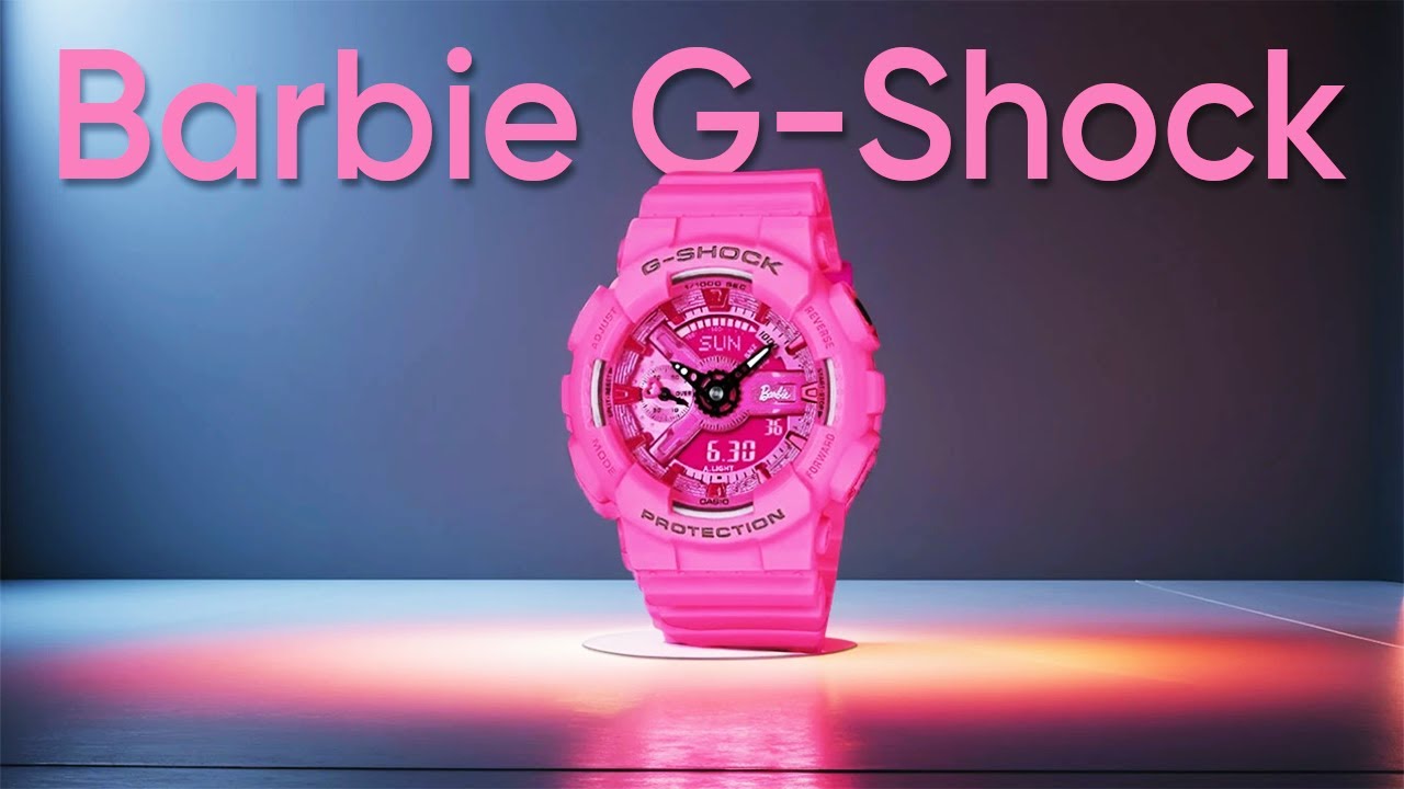 G-SHOCK Goes PINK and Iconic with Barbie! [GMA-S110BE] - YouTube