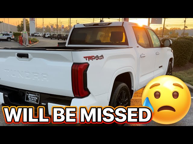 Probably The Last Time We See This Toyota Tundra On The Lot