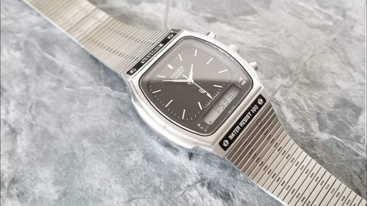 Serviced Vintage 1981 Citizen Ana-Digi 8950 Men's Watch Original