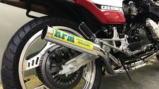 RPMマフラーサウンド】 HONDA CBX550F RPM-4in2in1マフラー - YouTube