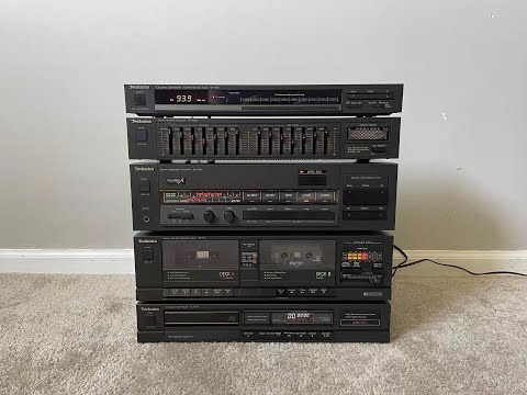 Technics Home Stereo System - RS-T17 Deck, ST-S96 Tuner, SU-V96