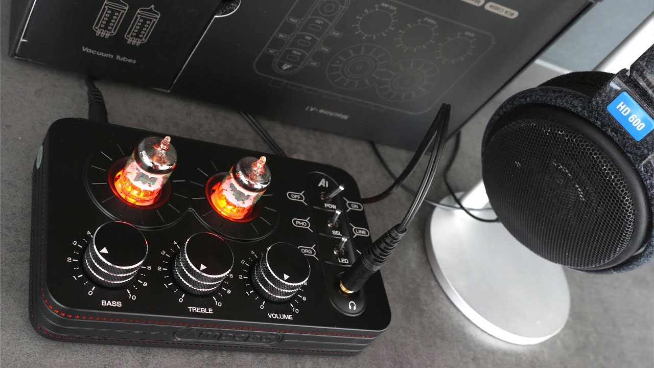 フォノイコライザー、Ampapa A1 Tube Preamp Amazon.com: Ampapa A1