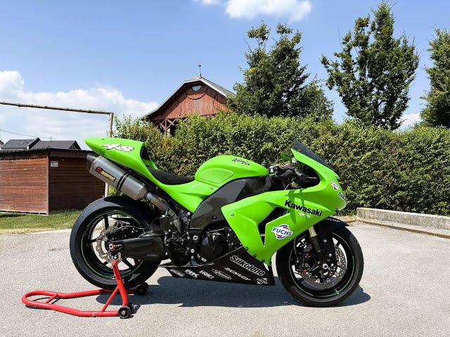 Kawasaki ZX10R Racer, Akira Yanagawa MotoGP tribute, Walkaround