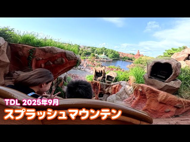 超広角】スプラッシュマウンテン 2列目 東京ディズニーランド/ Splash