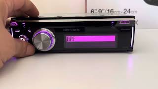 Pioneer Carrozzeria DEH-7100 (X8750BT) TEST - YouTube