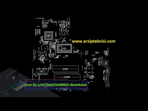 Acer E5-471G DA0ZQ0MB6E0 Boardview - YouTube