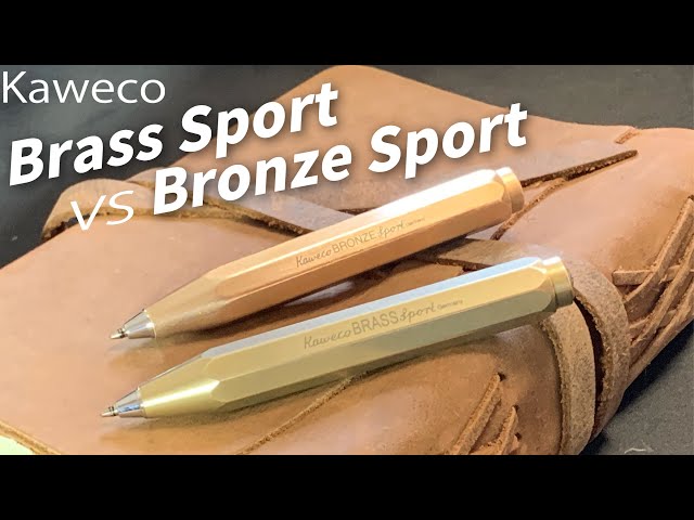 Kaweco Brass Sport & Bronze Sport ball pen｜カヴェコスポーツの